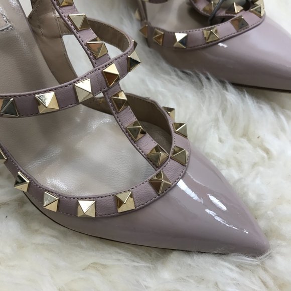 VALENTINO GARAVANI Rockstud leather caged Pumps size 36 oritq - Picture 3 of 6